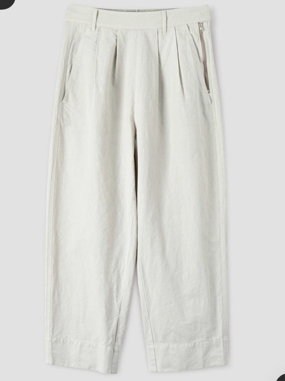 MHL. by Margaret Howell Side Closure Trouser High-Waist Pleated Chino Pants